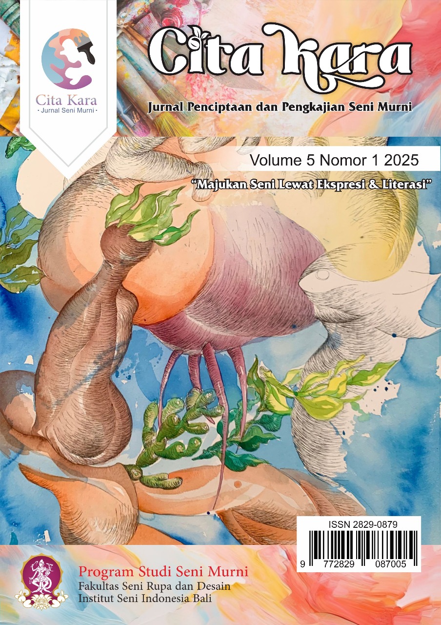 					View Vol. 5 No. 1 (2025): Cita Kara: Jurnal Penciptaan dan Pengkajian Seni Murni
				